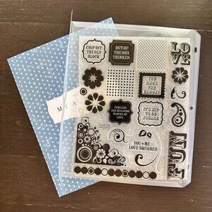 My Acrylix E1025 Clear Stamps Set Close to My Heart